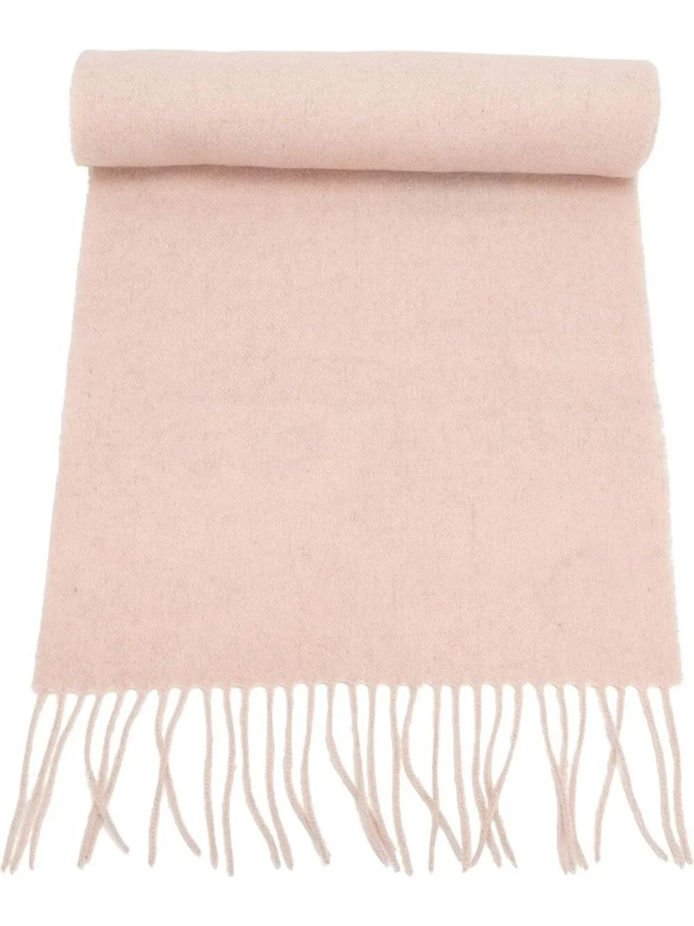 Women's Baby Pink Solid Virgin Wool Warm Soft Luxurious Imported Scarf